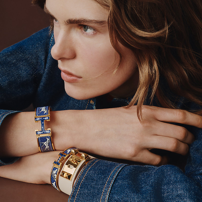 Clic Clac H Cheval de Coeur Bandana bracelet | Hermès USA